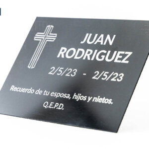 Plaqueta fúnebre