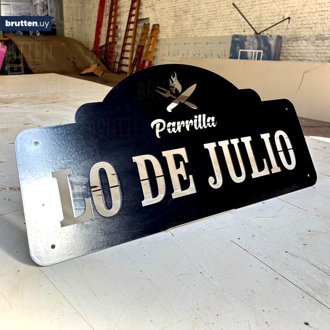 Cartel para parrilla